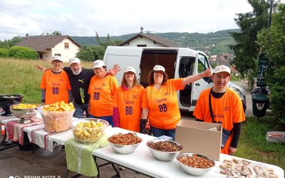 Des bénévoles du Felsbourg au marathon du vignoble