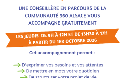Une permanence de la Communauté 360 Alsace à la MDPH de Strasbourg
